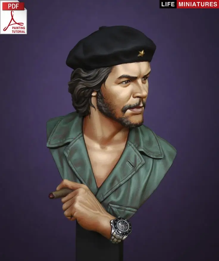 [Loong Way миниатюры] Жизнь миниатюры CHE GUEVARA бюст полимерная миниатюра|miniature|miniature