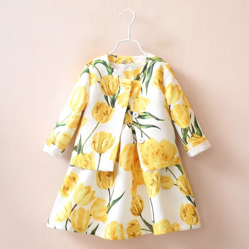 yellow tulip dress