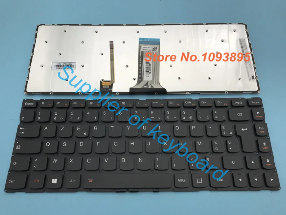 Новая Azerty (Французская) клавиатура для Lenovo Ideapad 100S-14IBR 300S-14ISK 500S-14ISK французская