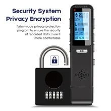 Голосовая активация Диктофон мини регистратор скрытый Аудио Микрофон телефон маленькая ручка флэш-накопитель пароль дизайн