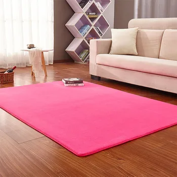 

Bedroom living room non-slip blanket children crawling mat tatami rug Factory wholesale high-end home coral velvet carpet