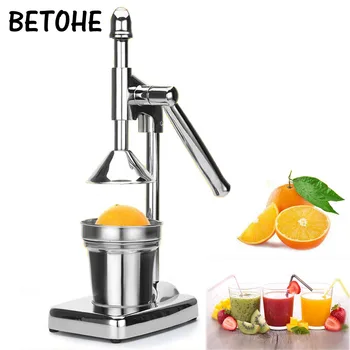 

BETOHE Fruits Vegetable Hand Manual Squeezer juicer Orange Lemon Juice slow Pressing extractor Stainless Steel machine