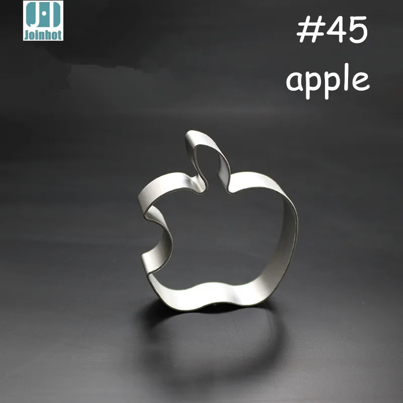 

apple shape fruit design aluminium alloy cookie cutter pudding/Fruit/vegetable/toast mold metal cutter cookie mold for new year
