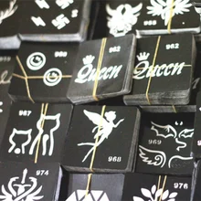 10 шт., милые трафареты для блестящих татуировок для девочек, трафарет для рисования хной, трафарет для аэрографа