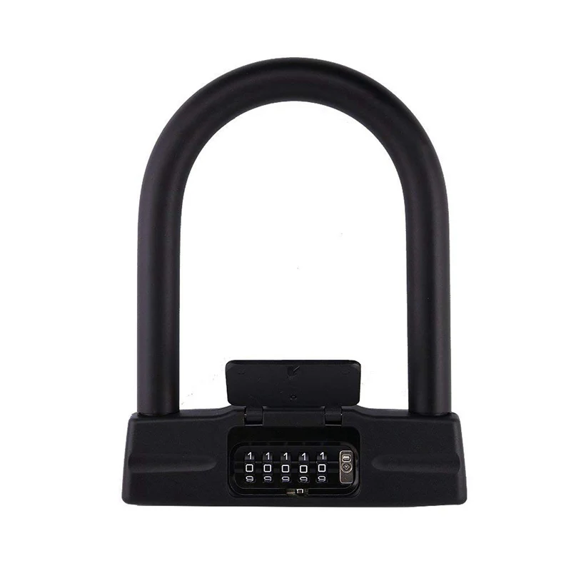 Heavy Duty 5-Digit Bicycle Bike Combination U-Lock  Bike Bicycle Motorcycle Cycling Scooter Security Steel Chain 2
