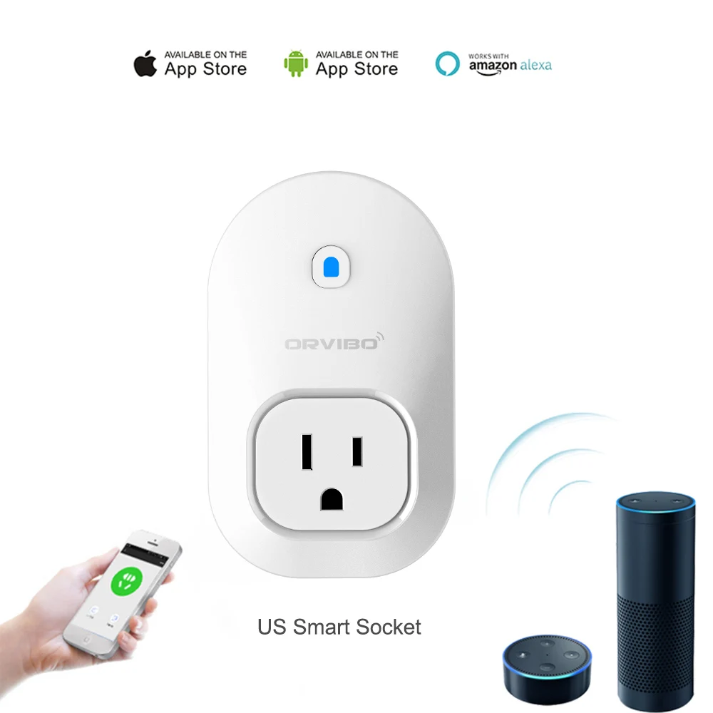 ORvibo розетка ИК пульт дистанционного управления ler Wifi Smart power Plug таймер США умный