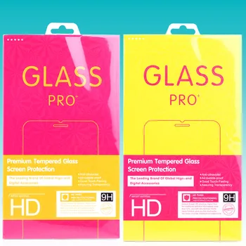 

90*165mm For Cell Phone Tempered Glass Screen Protector Universal Paper Retail Package Packaging Box 150pcs/lot KJ-420