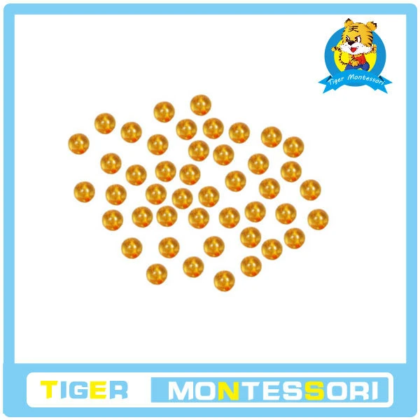

professional montessori material wooden educational toy mathematics 45 Golden Bead Units