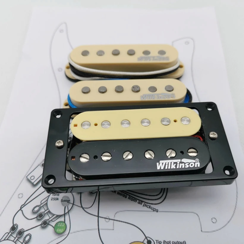 Wilkinson WVH Alnico5 звукосниматели SSH Humbucker Eleciric гитарные звукосниматели 1 комплект