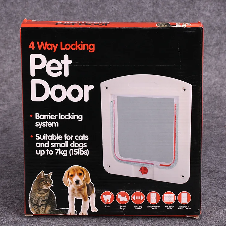 Extreme Weather Energy Efficient Pet Door,White, for Dogs and Catspet