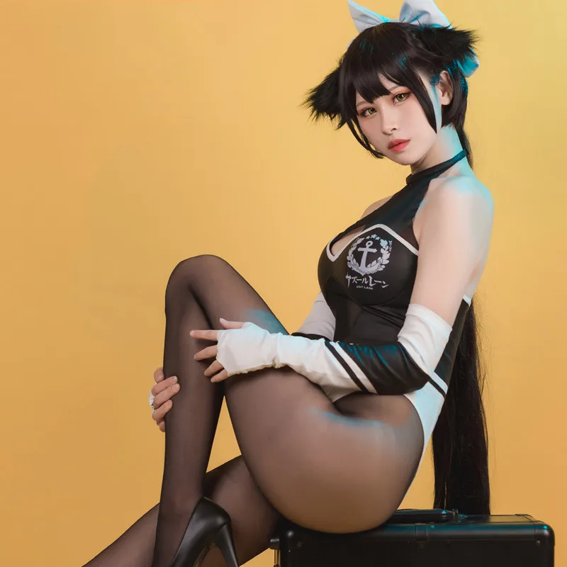 Женский карнавальный костюм Azur Lane IJN Takao для мобильных игр и гонок сексуальная