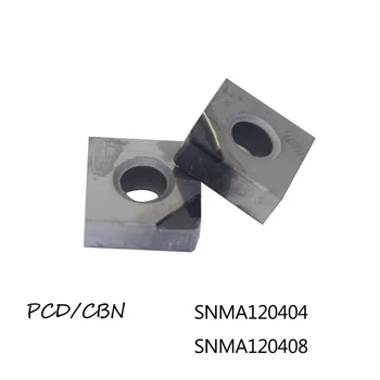

2PCS SNMA120404 SNMA120408 CNC PCD CBN Inserts turning tool Diamond insert For Lathe Tools Inserts