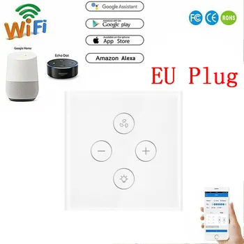 

Smart Swith EU Touch Switch Work with Alexa Google Home Support Timer Brighter Control Home Automation