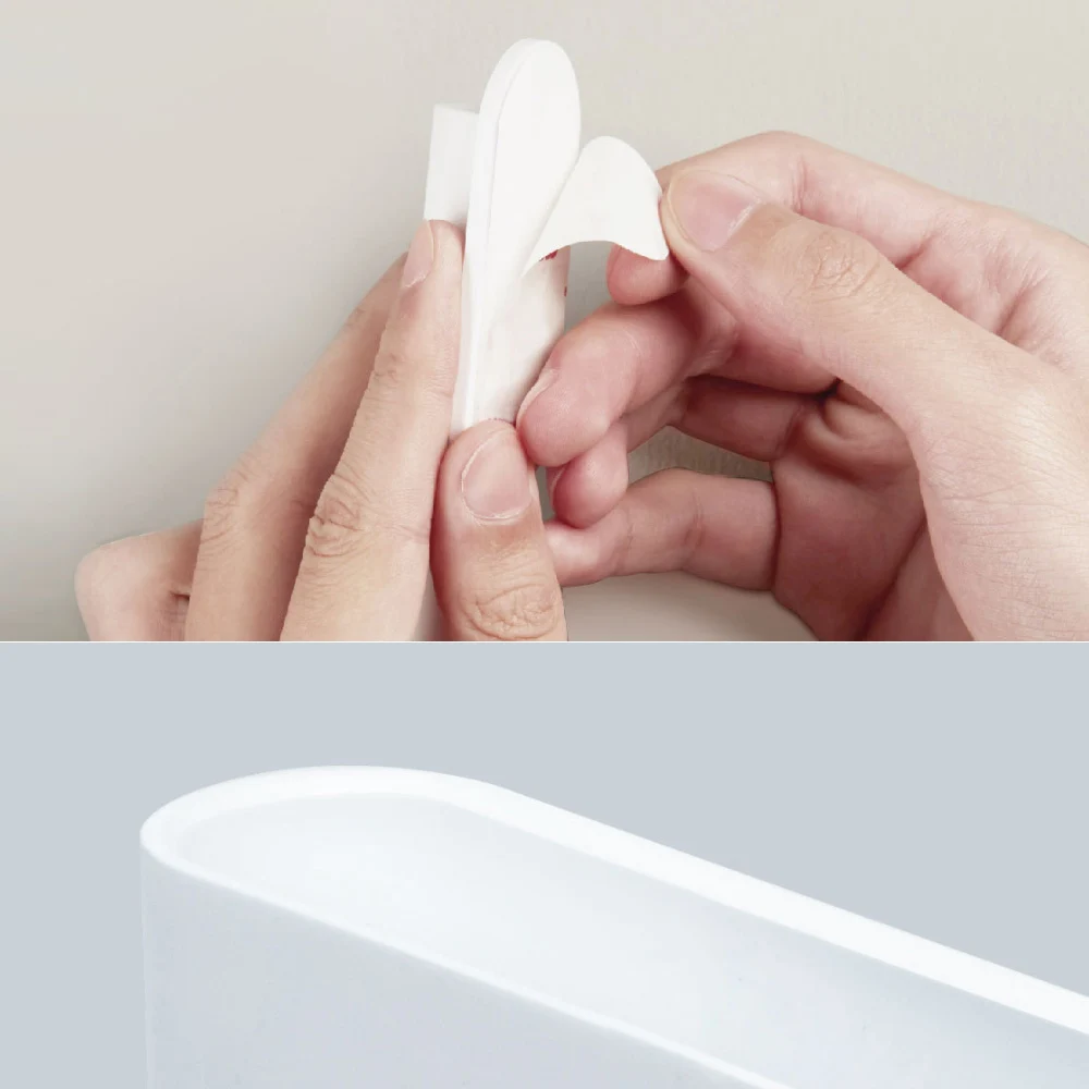 Xiaomi набор для мытья 7 в 1 Санузел клейкие настенные крючки крепления зубная щетка Мыло Ванная комната рулон туалетной бумаги держатель органайзеры коробка