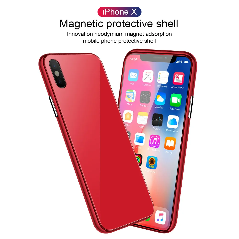 Чехол для One Magnet King подходит iPhone X все включено 360 магнитная присоска Apple 8plus корпус
