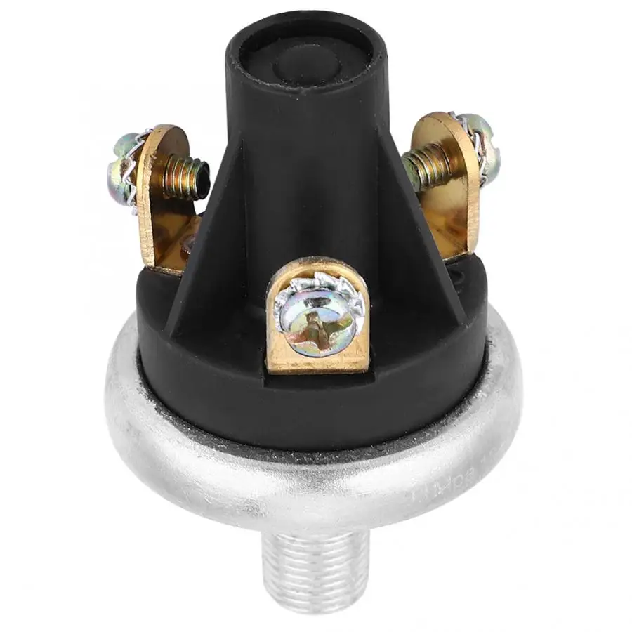 Oil Pressure Alarm Switch,Akozon Three-Wire Output Low Oil Pressure Alarm Switch 1//8-27 NPT Thread 309-0641-03