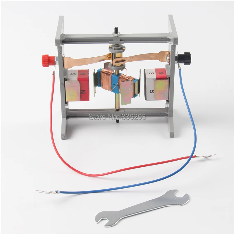 Физика научный эксперимент инструмент школьная схема постоянного тока Модель с вентилятором простой DC Электрический Мотор Модель собрать игрушки