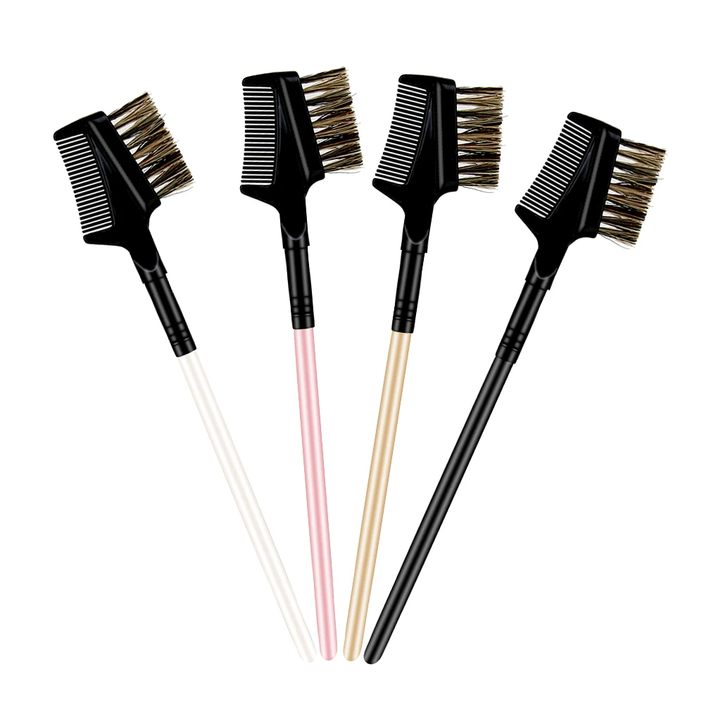 

1Pcs Fashion New Useful Pro 2 in 1 Women Dual Eyebrow Comb Eyelash Makeup Beauty Eye Lashes Brush Makeup Cosmetic Tools