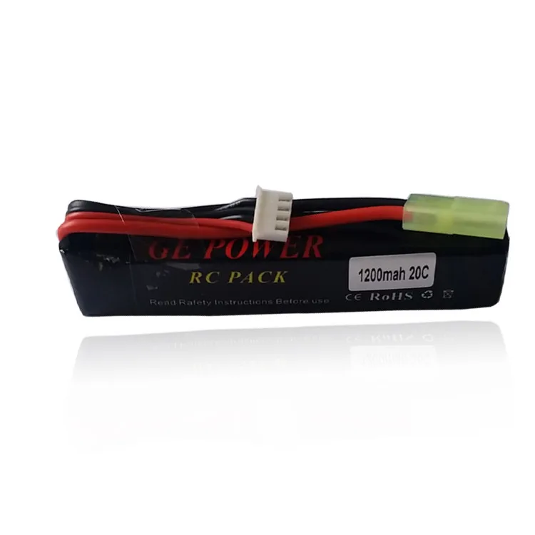 1 шт. GE power RC Lipo батарея 11,1 V 1200MAH 20C 3S AKKU мини-страйкбольная батарея RC модель 40C