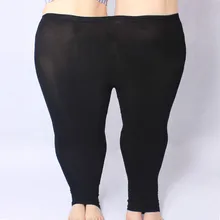 Ksdkfaa Для женщин брюки размера плюс 5XL обтягивающие узкие штаны с эластичной резинкой на талии высокого слабоэластичная из модифицированного вискозного волокна Капри для Для женщин s леггинсы