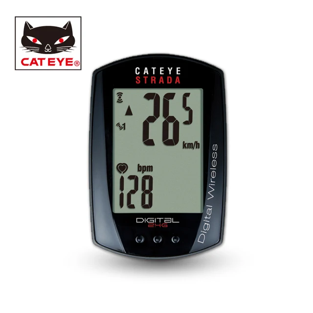 Cheap CATEYE Cycling Outdoor Sports Bike Biking STRADA Digital Wireless Computer Speedometer Stopwatch CC-RD420DW Bicycle Accessories