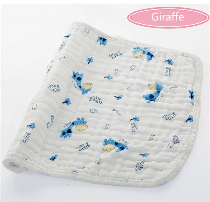 Giraffe 1 шт. wasoyoli красочные тканевые подгузники вкладыши 12 слоев 15x45 см хлопок seersckuer прокладочная салфетка милые моющиеся подгузники вставки - Цвет: Giraffe