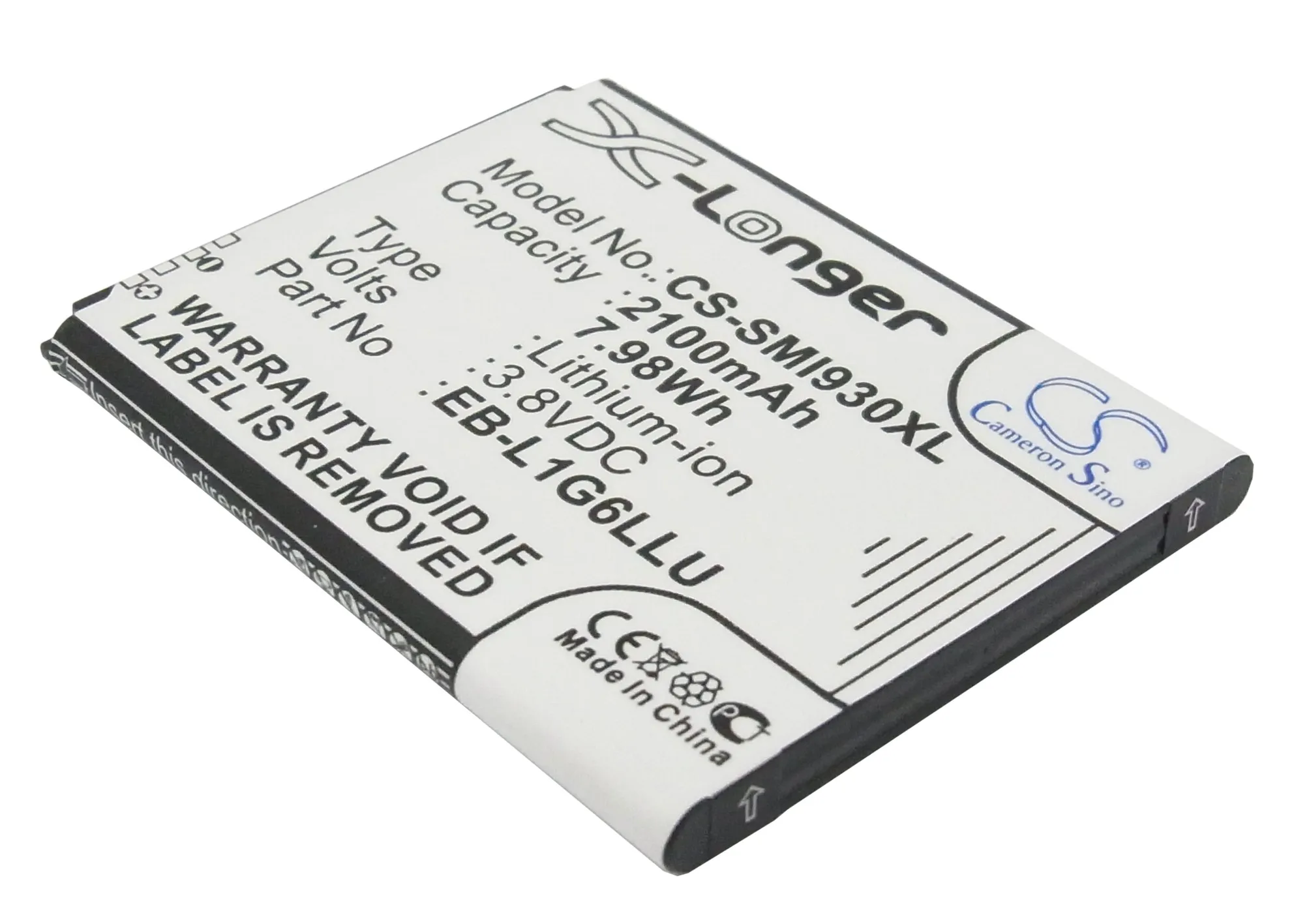 Аккумулятор Cameron Sino 2100 мАч для Samsung Galaxy S3 EB L1G6LLU I9300 i9300T i9305 I9308 i879 R530 I747 T999 L710 E210S|2100mah