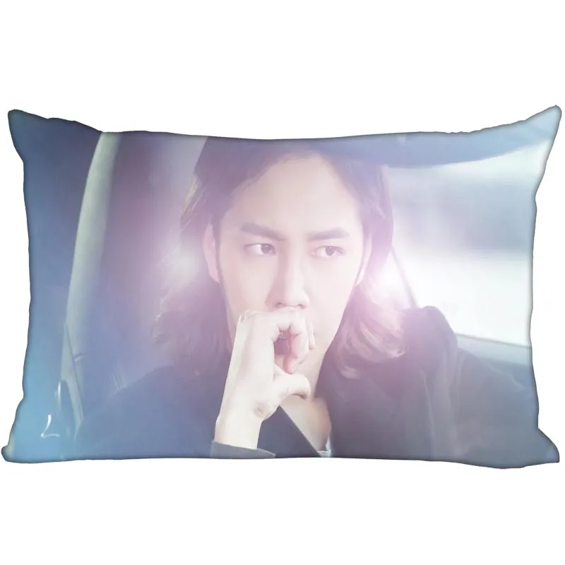 7 Горячая KPOP Jang Keun Suk Наволочка декоративная наволочка на молнии атласная на заказ ваше изображение больше размера - Цвет: 7