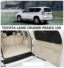 Completo Traseiro Tronco Bandeja Liner Carga Mat Para TOYOTA LAND CRUISER PRADO 150 2010-2019 Piso Protector pé esteiras de almofada de Alta Qualidade
