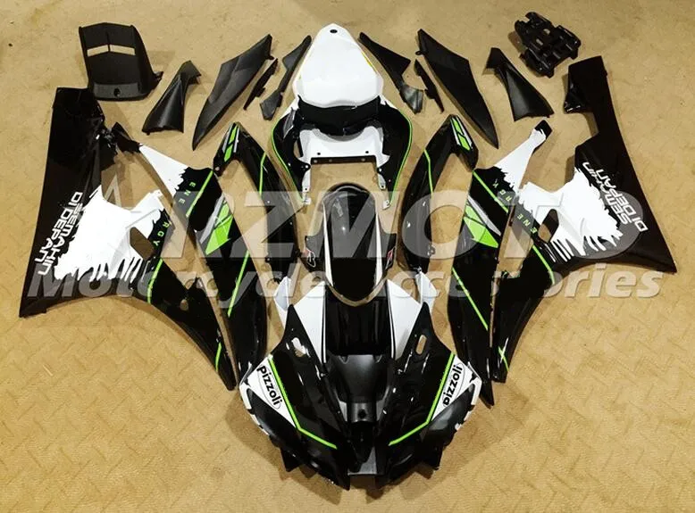 Обтекатели Наборы подходит для Yamaha YZF 600 R6 06 07 YZF-R6 2006 2007 ABS Пластик Комплект обтекателя мотоцикла Капот на заказ; цвет белый, черный