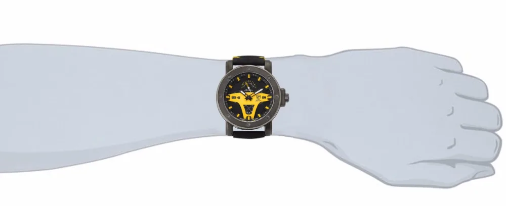 Гренландская Акула 2 серии спортивные часы люксовый бренд Желтый Дата Crazy Horse кожа кварцевые мужские наручные часы Orologio Uomo/SH455