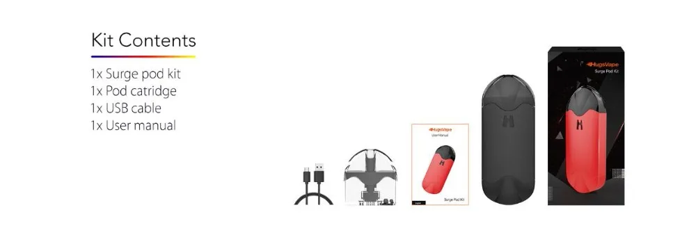 Hugsvape Surge 600mAh Pod System -1
