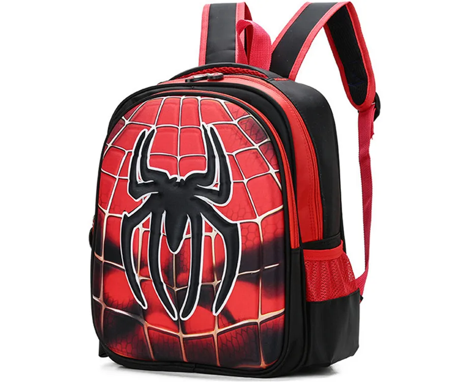 Details About 3d School Bags For Boys Waterproof Backpacks Child Spiderman Book Bag Kids