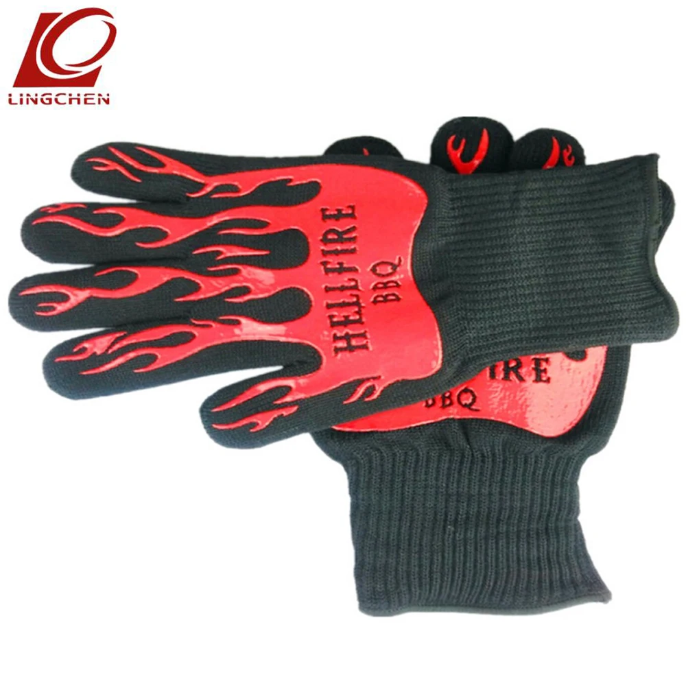 Extreme Heat Resistant BBQ Gloves Lining Cotton Glove For Cooking