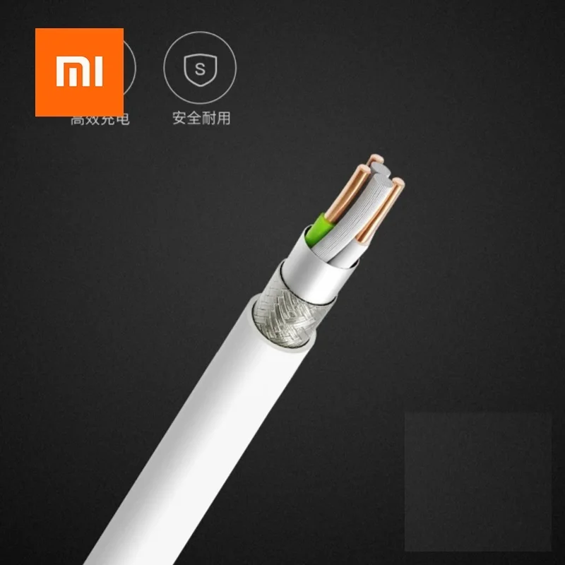Xiaomi 3 в 1 кабель для передачи данных 100 см MFI для Lightning Micro usb type-C официальная сертификация для Android и iPhone