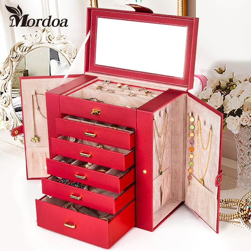 Mordoa High end Rings Jewelry Box Delicate Showcase High end Jewelry