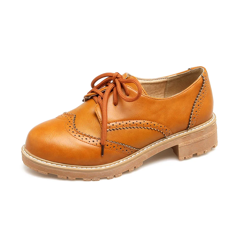 2018 Women Plus Size 43 Winter Snow Ankle Boots Female Leather Brown