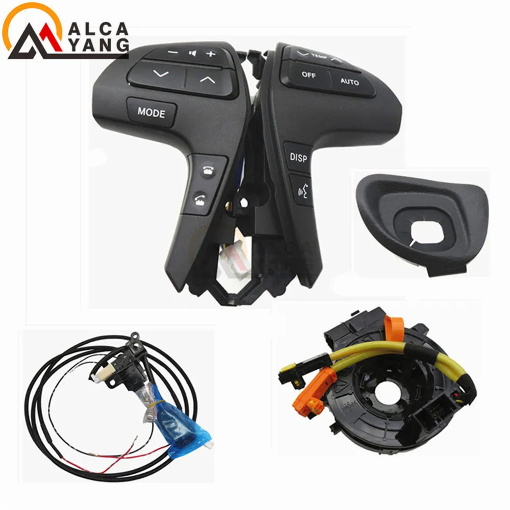 

Auto Steering Wheel Audio Control Button Switch For TOYOTA HIGHLANDER Buttons Bluetooth Phone