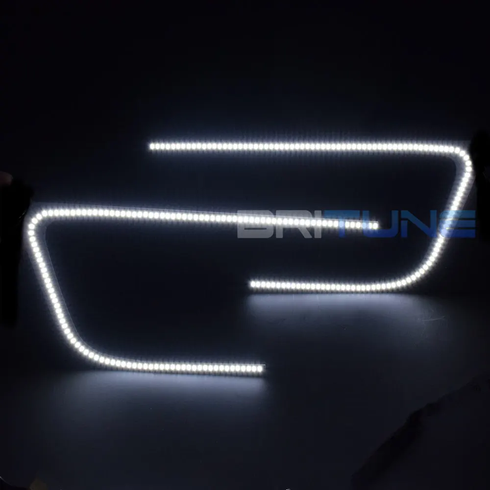 Переключатель SMD светодиодный Белый Желтый светильник c-кольца монтажная плата для Subaru WRX STI- головной светильник DIY модифицированные двухцветные лампы