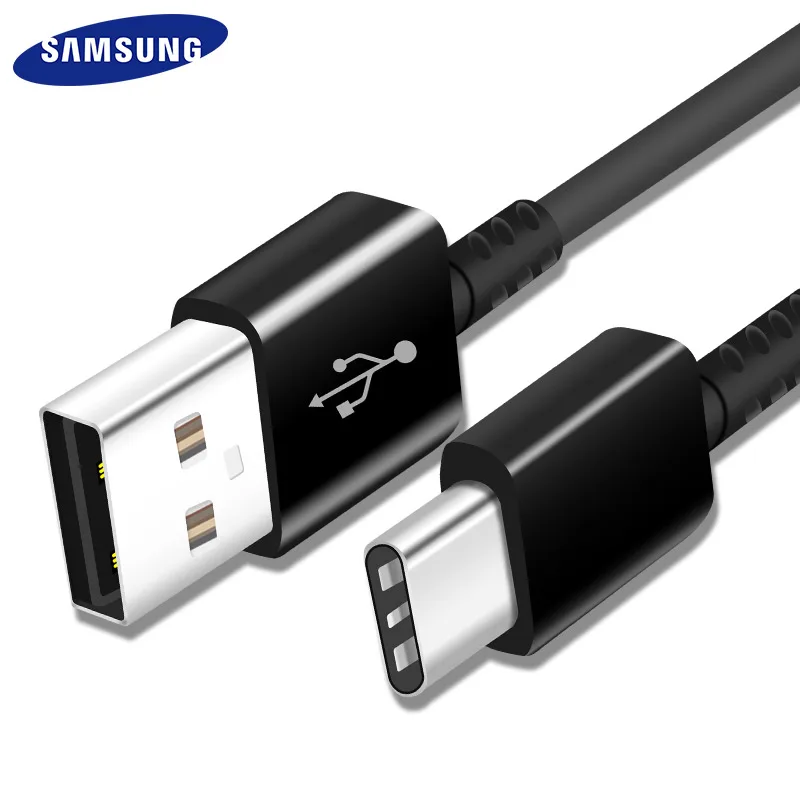 Goede S9 S9 Plus Samsung Type C Kabel Snel Opladen in Mobiele Telefoon Kabels 1.2 m 2A Snelle Vrachtbrief Kabel Opladen for a Note8 C7 C9 pro