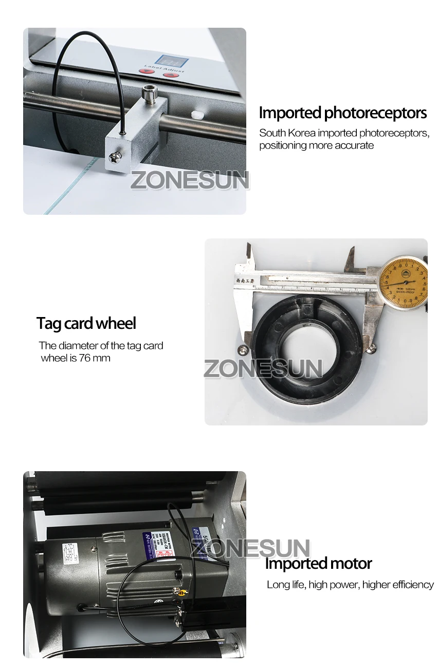 ZONESUN LT-50 круглая пластиковая бутылка этикетка машина круглая бутылка Наклейка машина палка для медицины