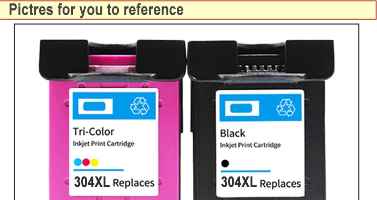Новейший чип vesion Восстановленный для hp 304 XL Замена чернильного картриджа для hp Deskjet advantage серии 2600,5000 5200