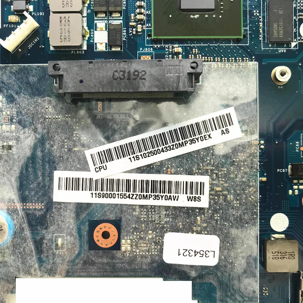 Высококачественная материнская плата для ноутбука lenovo G780 90001554 HM76 GT635M 2GB GPU QIWG7 LA-7983P DDR3 протестированная Быстрая