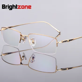 

Rx-able Myopia Spectacle Frame Male Pure Titanium Glasses Frame Optics Spectacle Frame Fashion Business Affairs Spectacle Frame