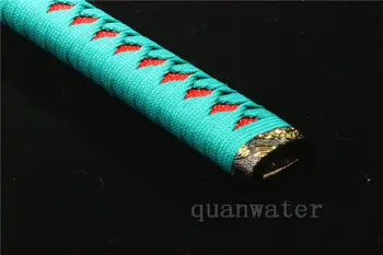 

high katana handle japanese samurai sword blue