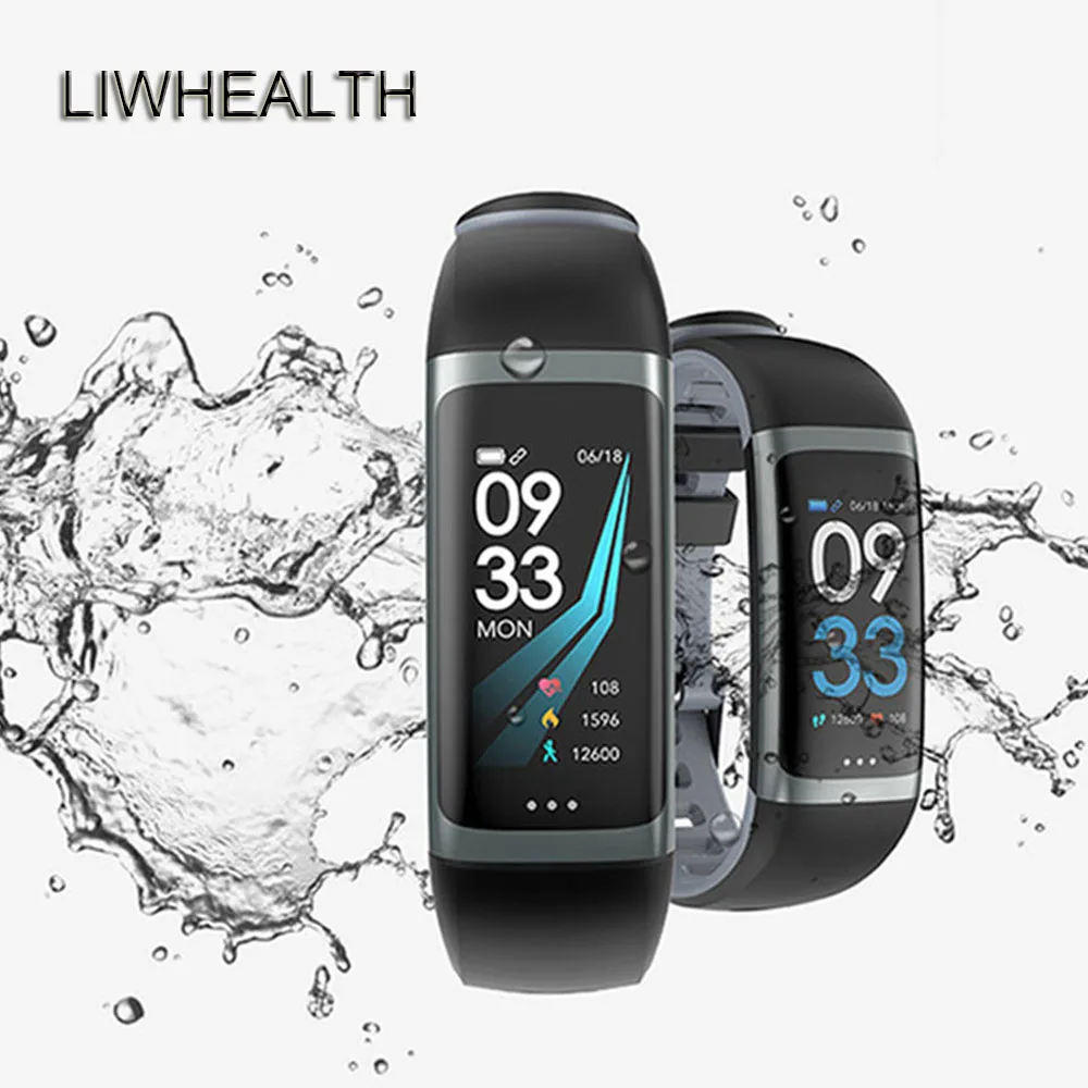 Цветные Смарт часы для мужчин/женщин Reloj Inteligent HR BP Smartwatch приложение GPS подходит