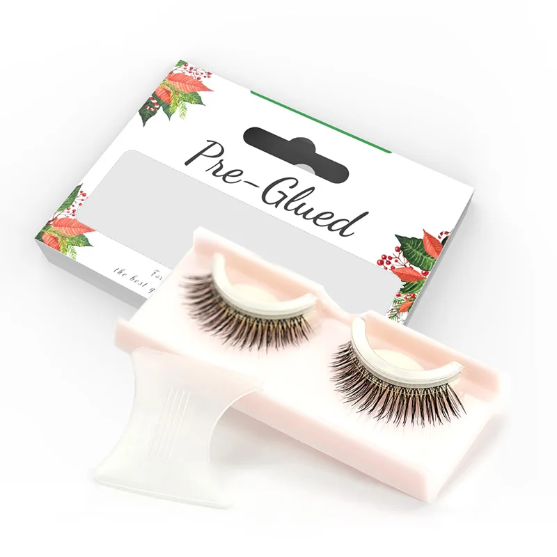 genailish Self Adhesive False Eyelashes Mink Lashes Silk Soft Faux Cils
