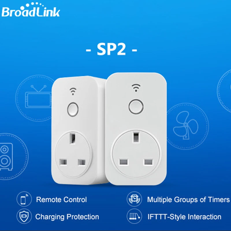 imágenes para Original broadlink sp2 13a reino unido temporizador estándar mini wifi del enchufe del zócalo outlet controles inalámbricos remoto inteligente para ios android imágenes para Original broadlink sp2 13a reino unido temporizador estándar mini wifi del enchufe del zócalo outlet controles inalámbricos remoto inteligente para ios android