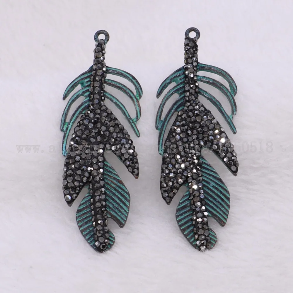 

Fashion Retro bronze electroplate color leaf pendant necklace pendant metal Plant pendant jewelry Gems Gift for women2523