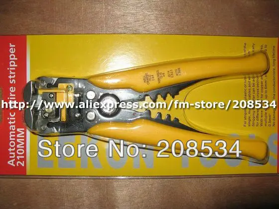 AWG24-10 (0.2-6.0mm2 ) 3 in 1 Automatic Cable Wire Stripper Self Adjusting Crimper Terminal Cutter Tool